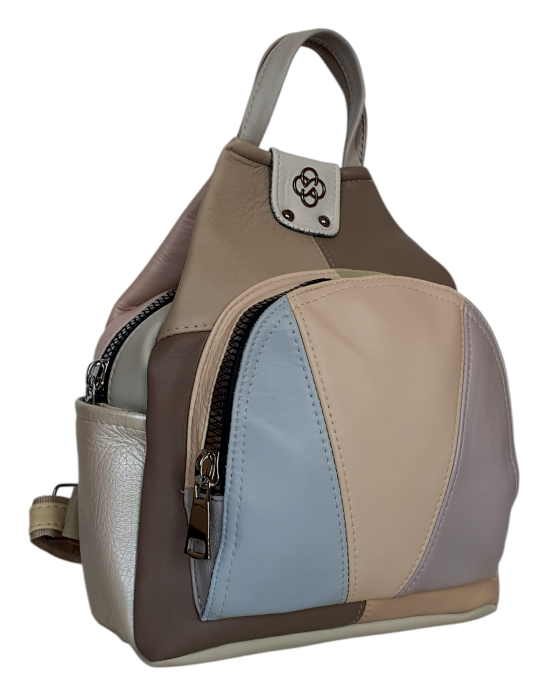 Rucsac Dama Piele Naturala Multicolor Jetmira G04702 [3]