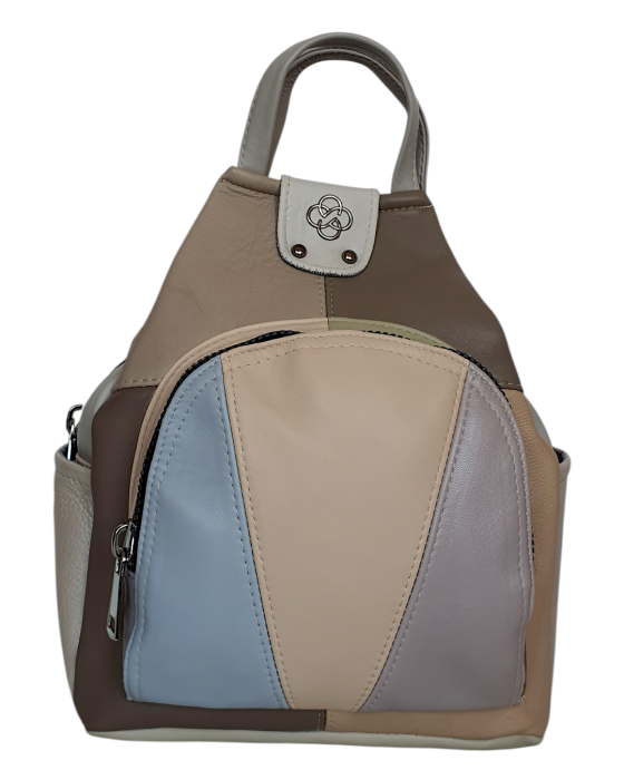 Rucsac Dama Piele Naturala Multicolor Jetmira G04702 [2]