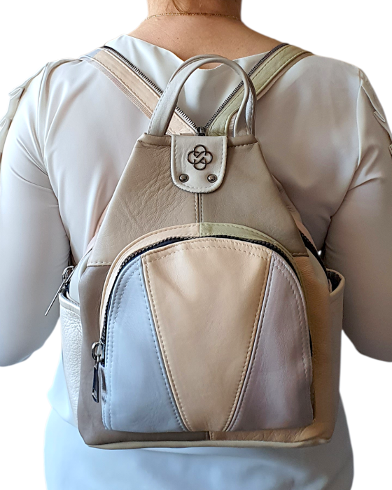 Rucsac Dama Piele Naturala Multicolor Jetmira G04702 [7]