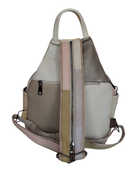 Rucsac Dama Piele Naturala Multicolor Jetmira G04704 [4]