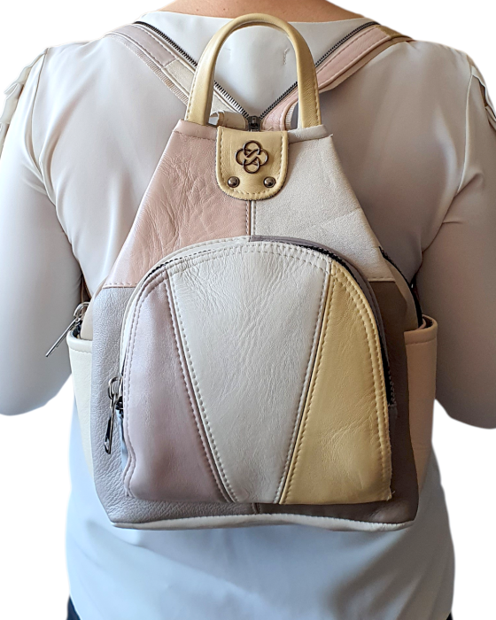 Rucsac Dama Piele Naturala Multicolor Jetmira G04704 [7]