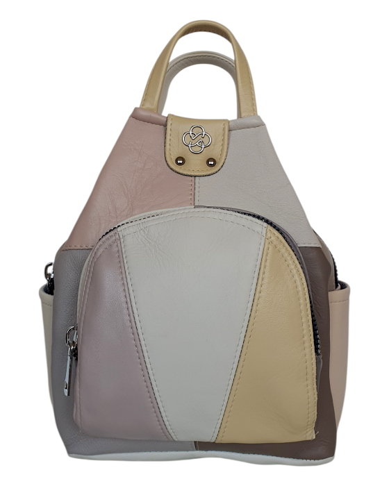 Rucsac Dama Piele Naturala Multicolor Jetmira G04704 [2]