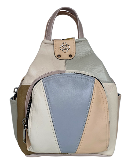 Rucsac Dama Piele Naturala Multicolor Jetmira G04776 [2]