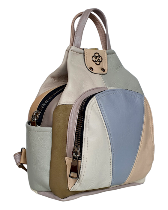 Rucsac Dama Piele Naturala Multicolor Jetmira G04776 [3]