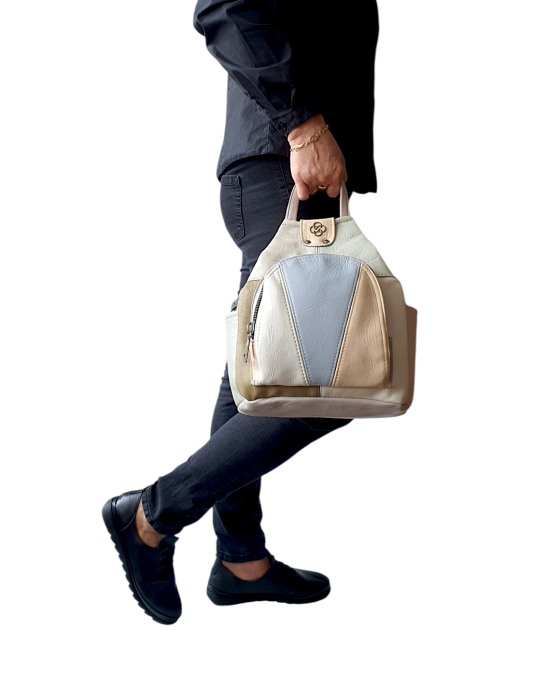 Rucsac Dama Piele Naturala Multicolor Jetmira G04776 [5]
