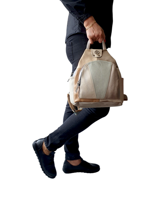 Rucsac Dama Piele Naturala Multicolor Jetmira G04777 [6]