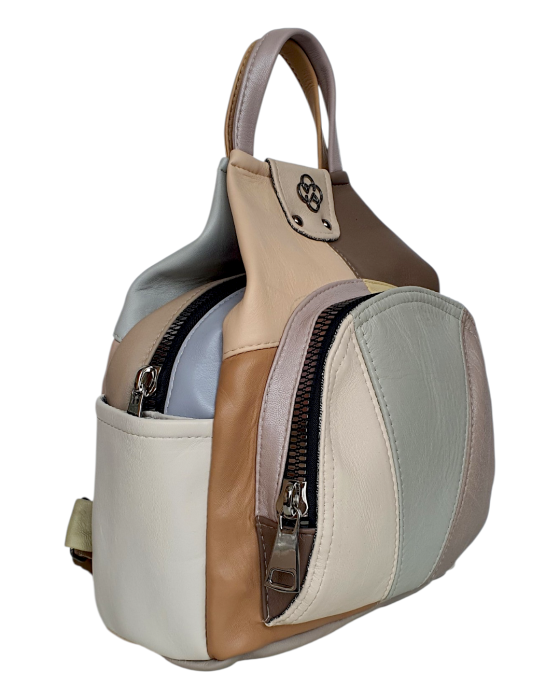 Rucsac Dama Piele Naturala Multicolor Jetmira G04777 [3]