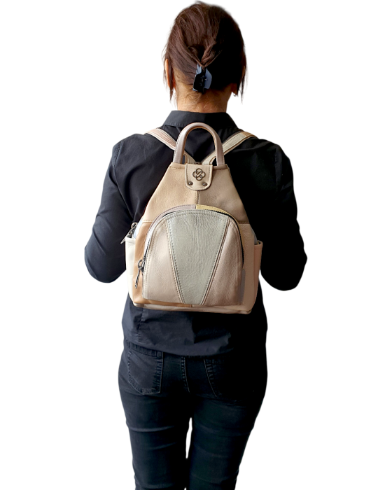 Rucsac Dama Piele Naturala Multicolor Jetmira G04777 [7]