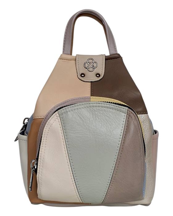 Rucsac Dama Piele Naturala Multicolor Jetmira G04777 [2]
