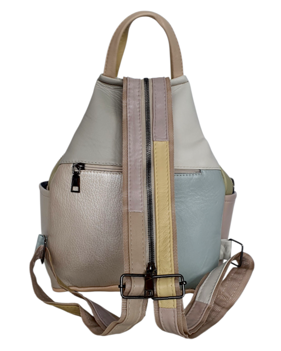 Rucsac Dama Piele Naturala Multicolor Jetmira G04778 [4]