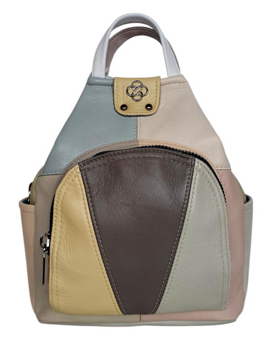 Rucsac Dama Piele Naturala Multicolor Jetmira G04779 [2]