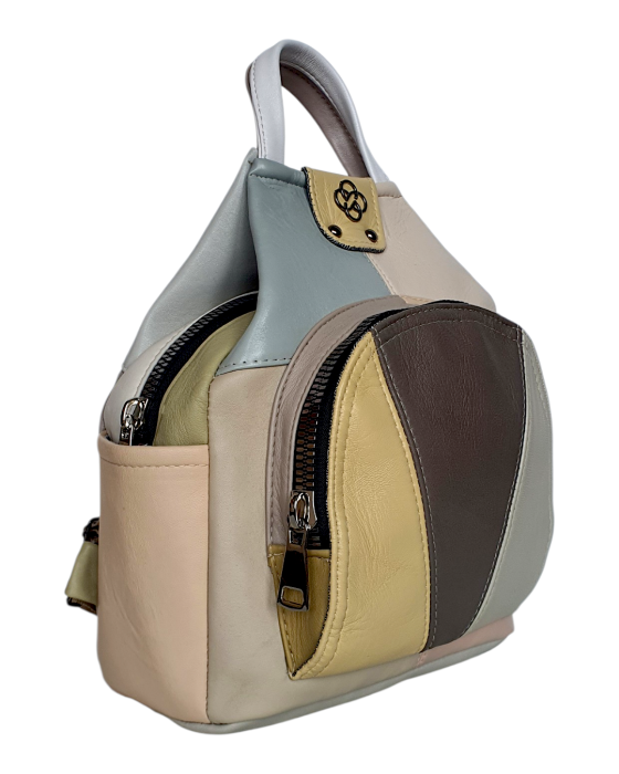 Rucsac Dama Piele Naturala Multicolor Jetmira G04779 [3]
