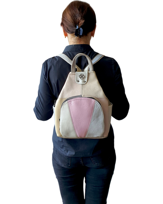 Rucsac Dama Piele Naturala Multicolor Jetmira G04795 [8]