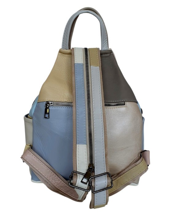 Rucsac Dama Piele Naturala Multicolor Jetmira G04795 [4]