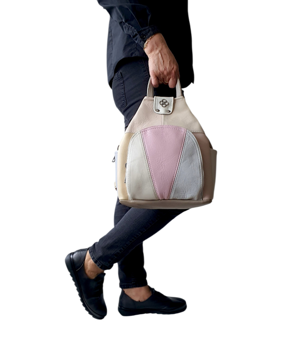 Rucsac Dama Piele Naturala Multicolor Jetmira G04795 [7]