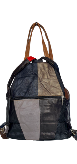 Rucsac Dama Piele Naturala Multicolor Lili G04433 [4]