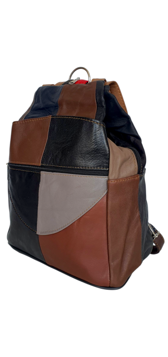Rucsac Dama Piele Naturala Multicolor Lili G04433 [3]