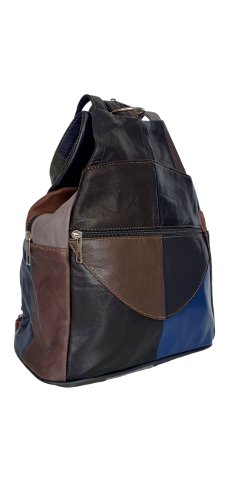 Rucsac Dama Piele Naturala Multicolor Lili G04434 [1]