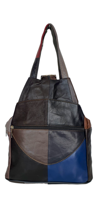 Rucsac Dama Piele Naturala Multicolor Lili G04434 [2]