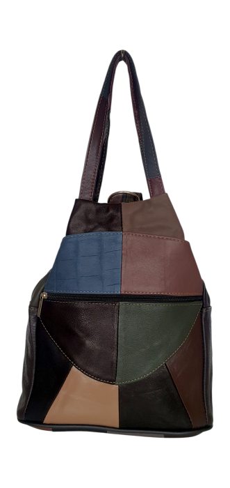 Rucsac Dama Piele Naturala Multicolor Lili G04591 [2]