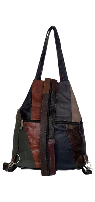 Rucsac Dama Piele Naturala Multicolor Lili G04591 [6]