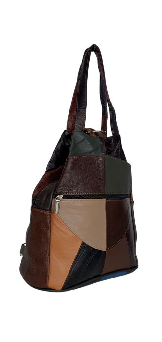 Rucsac Dama Piele Naturala Multicolor Lili G04628 [2]