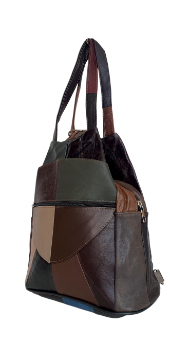 Rucsac Dama Piele Naturala Multicolor Lili G04628 [3]