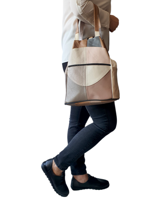 Rucsac Dama Piele Naturala Multicolor Lili G04674 [6]