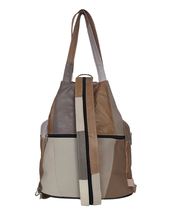 Rucsac Dama Piele Naturala Multicolor Lili G04674 [4]