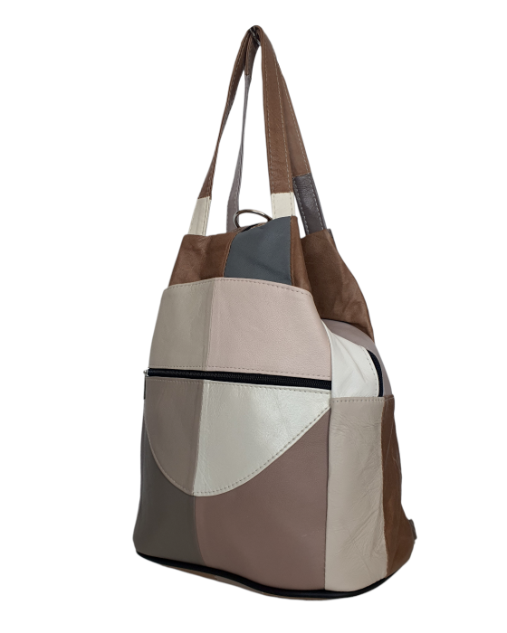 Rucsac Dama Piele Naturala Multicolor Lili G04674 [3]