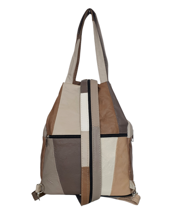 Rucsac Dama Piele Naturala Multicolor Lili G04675 [4]