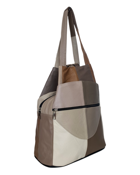 Rucsac Dama Piele Naturala Multicolor Lili G04675 [3]