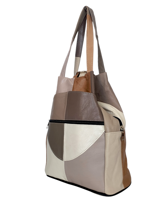 Rucsac Dama Piele Naturala Multicolor Lili G04676 [3]