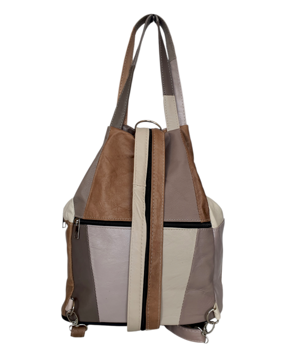 Rucsac Dama Piele Naturala Multicolor Lili G04676 [4]