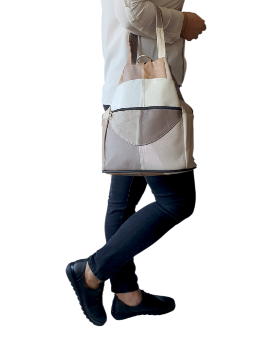 Rucsac Dama Piele Naturala Multicolor Lili G04677 [6]