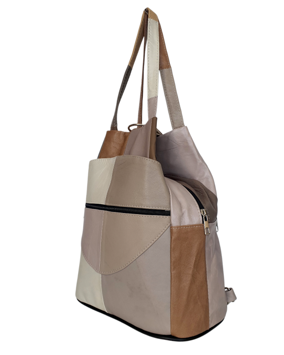 Rucsac Dama Piele Naturala Multicolor Lili G04678 [3]