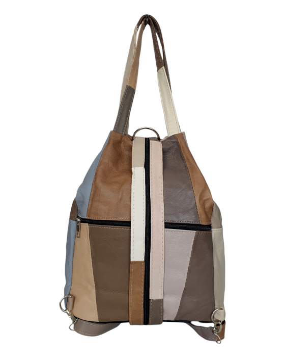 Rucsac Dama Piele Naturala Multicolor Lili G04679 [4]