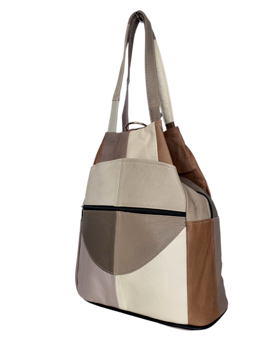 Rucsac Dama Piele Naturala Multicolor Lili G04680 [3]