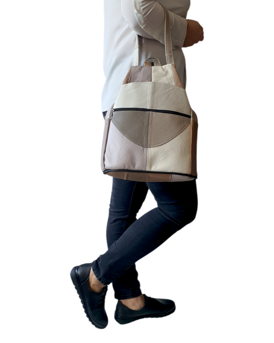 Rucsac Dama Piele Naturala Multicolor Lili G04680 [6]