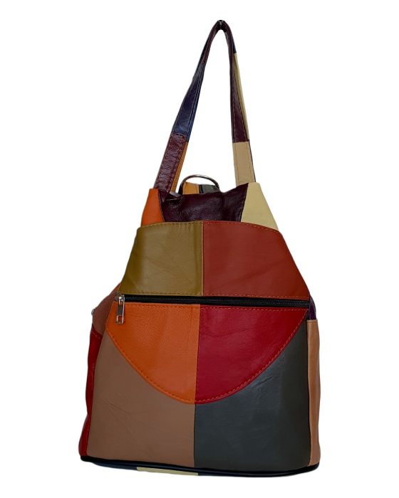 Rucsac Dama Piele Naturala Multicolor Lili G04690 [2]