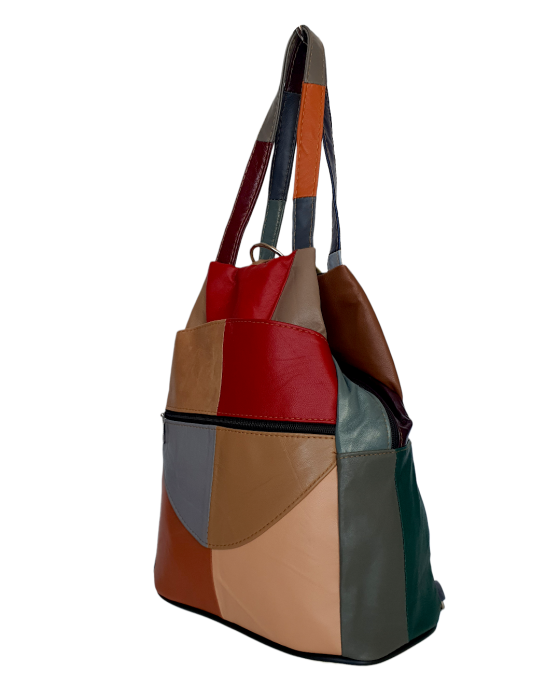 Rucsac Dama Piele Naturala Multicolor Lili G04694 [3]