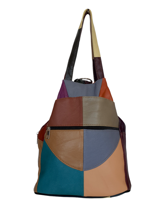 Rucsac Dama Piele Naturala Multicolor Lili G04695 [2]