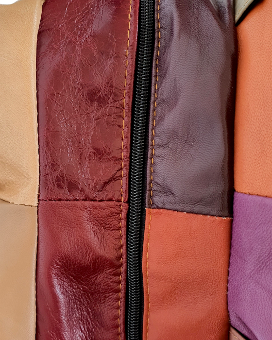 Rucsac Dama Piele Naturala Multicolor Lili G04695 [5]