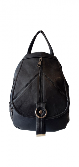 Rucsac Dama Piele Naturala Negru Margareta G03198 [2]