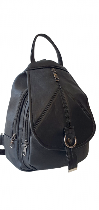 Rucsac Dama Piele Naturala Negru Margareta G03198 [3]