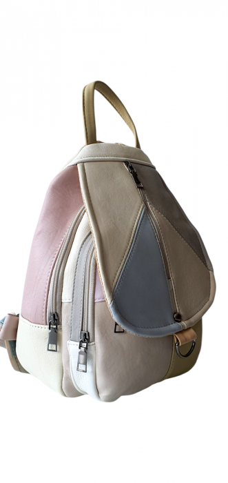 Rucsac Dama Piele Naturala Multicolor Margareta G04297 [2]