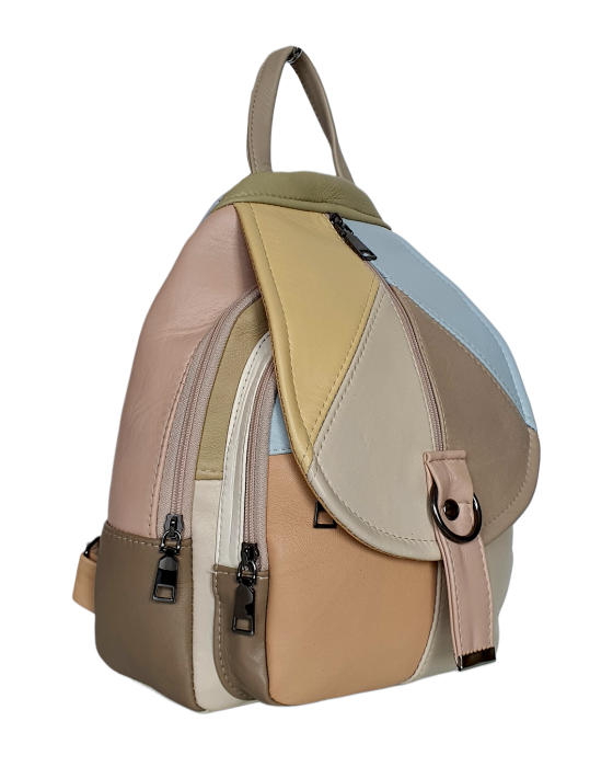 Rucsac Dama Piele Naturala Multicolor Margareta G04712 [3]