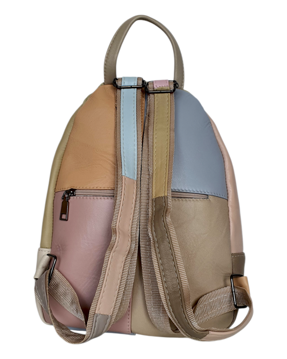 Rucsac Dama Piele Naturala Multicolor Margareta G04712 [5]