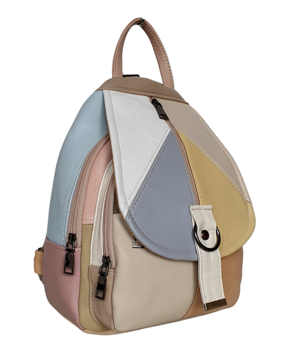 Rucsac Dama Piele Naturala Multicolor Margareta G04713 [3]