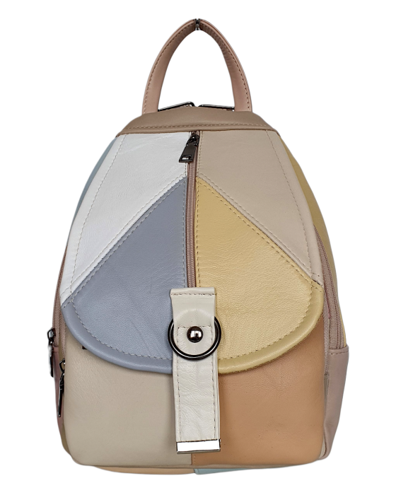 Rucsac Dama Piele Naturala Multicolor Margareta G04713 [2]